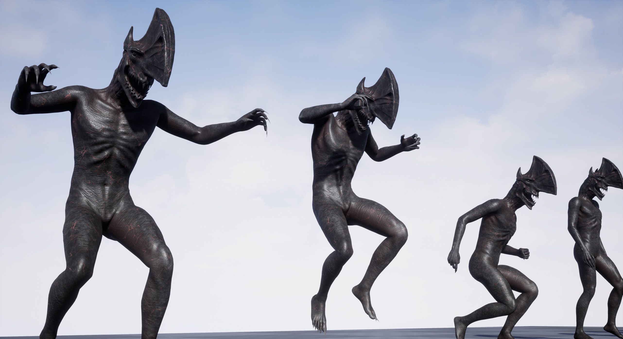 Homuncul2 Low-poly 3D model_13