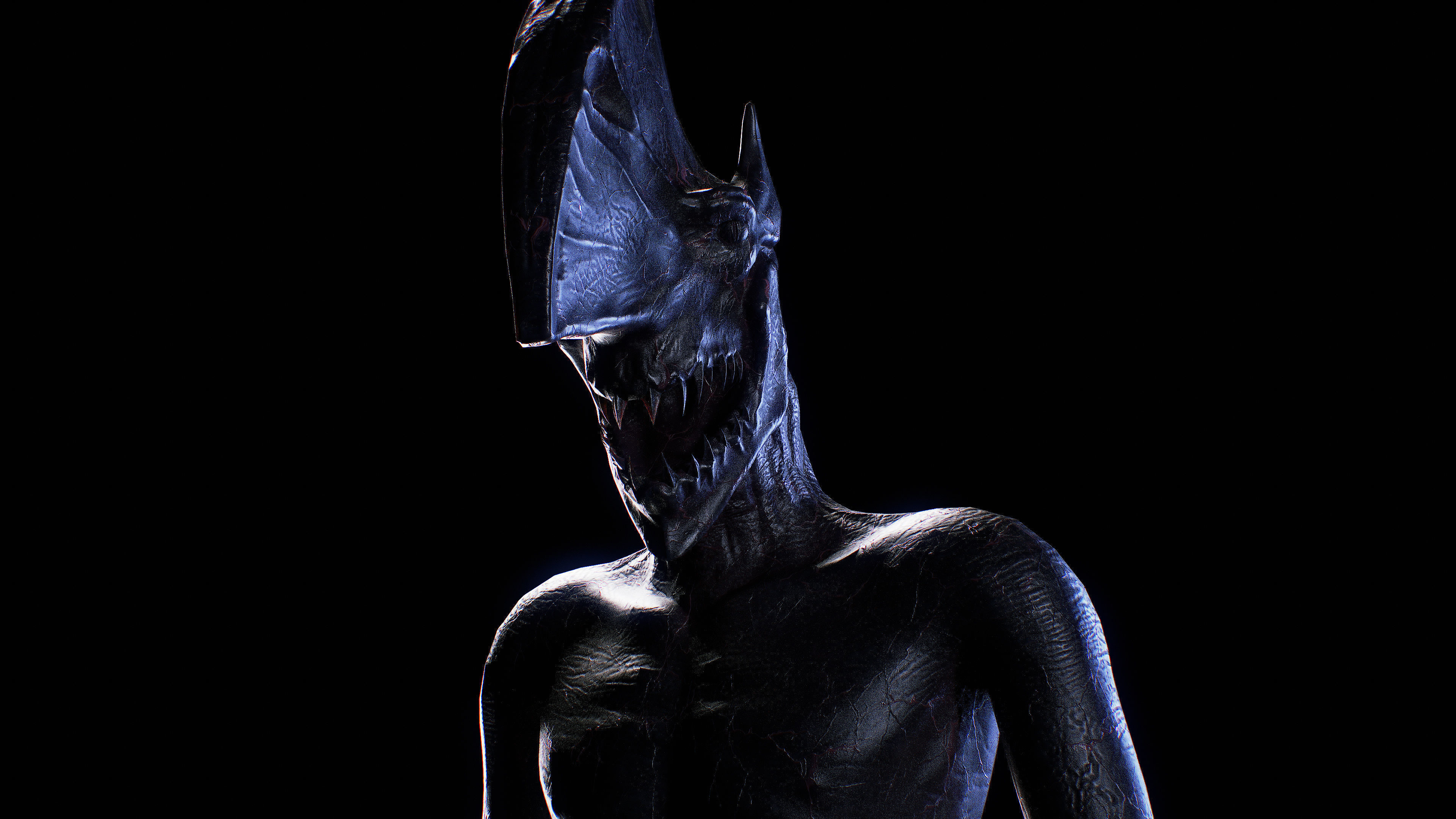 Homuncul2 Low-poly 3D model_4