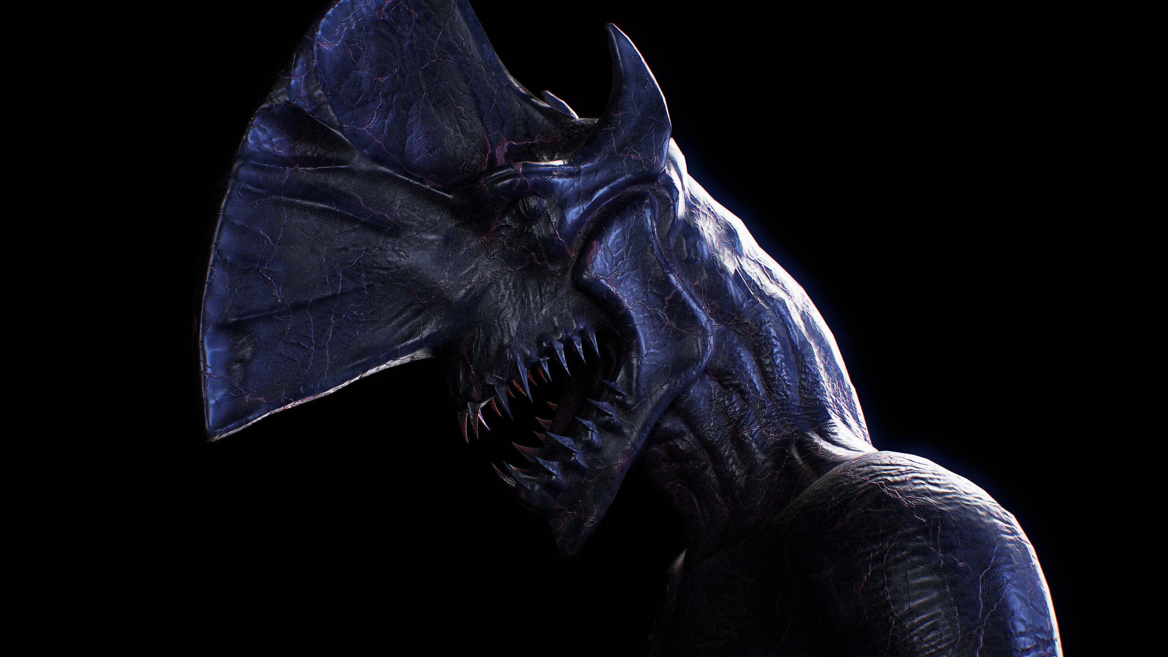 Homuncul2 Low-poly 3D model_5