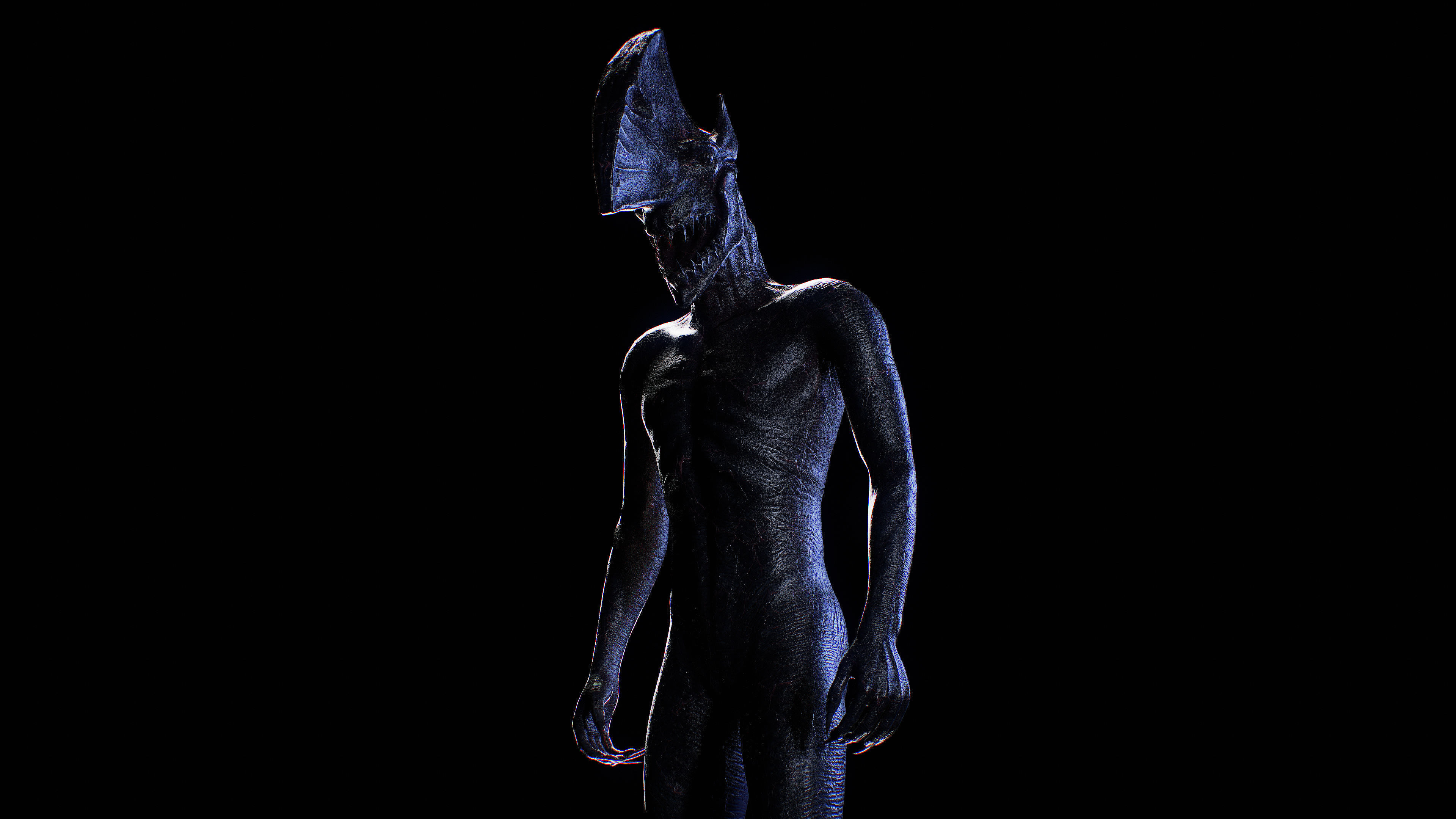 Homuncul2 Low-poly 3D model_7