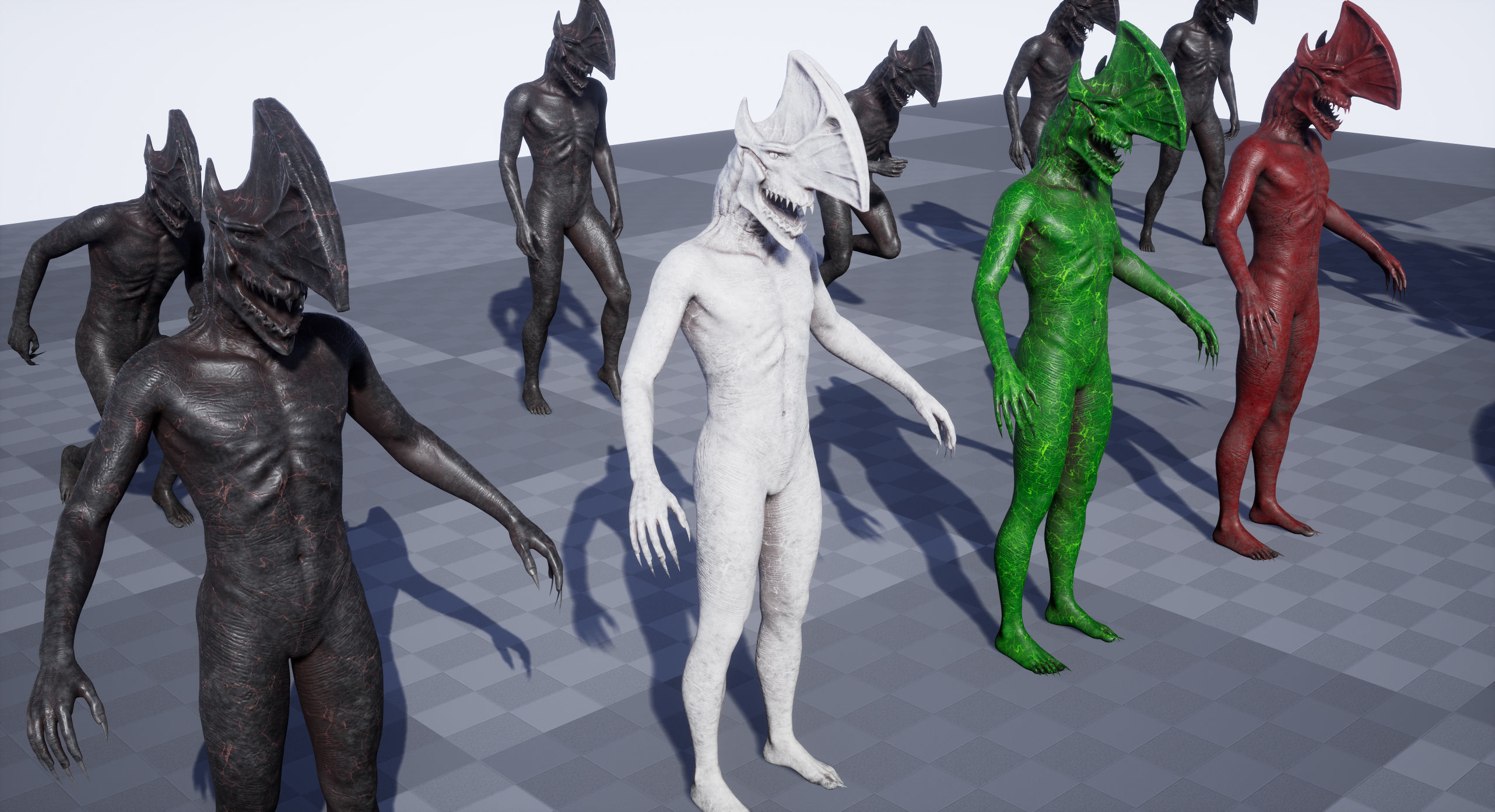 Homuncul2 Low-poly 3D model_15