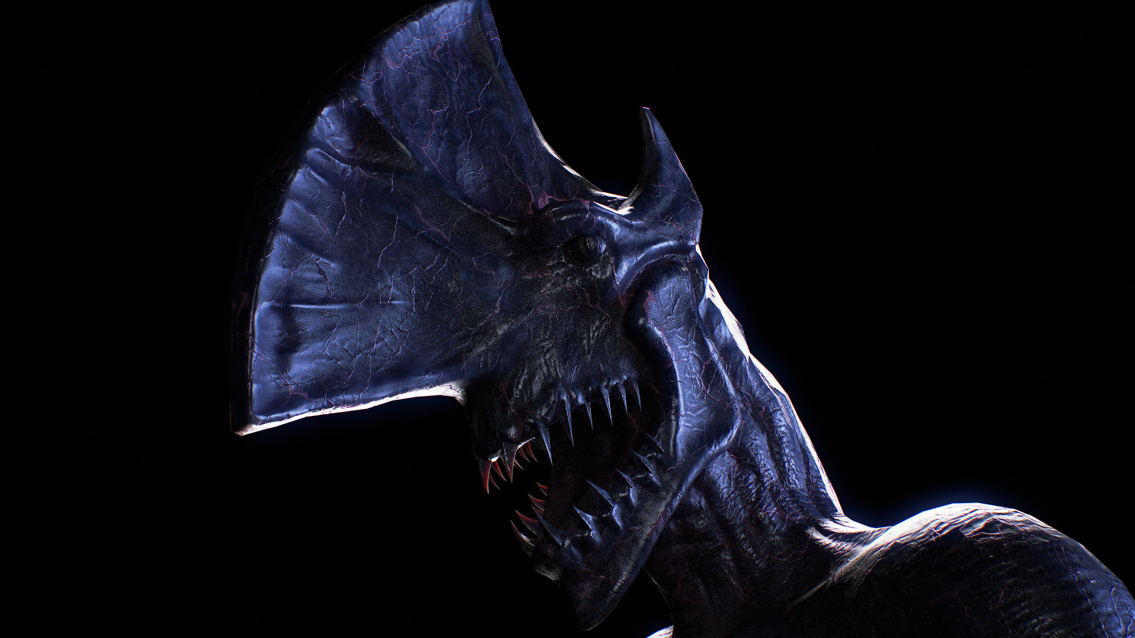 Homuncul2 Low-poly 3D model_8