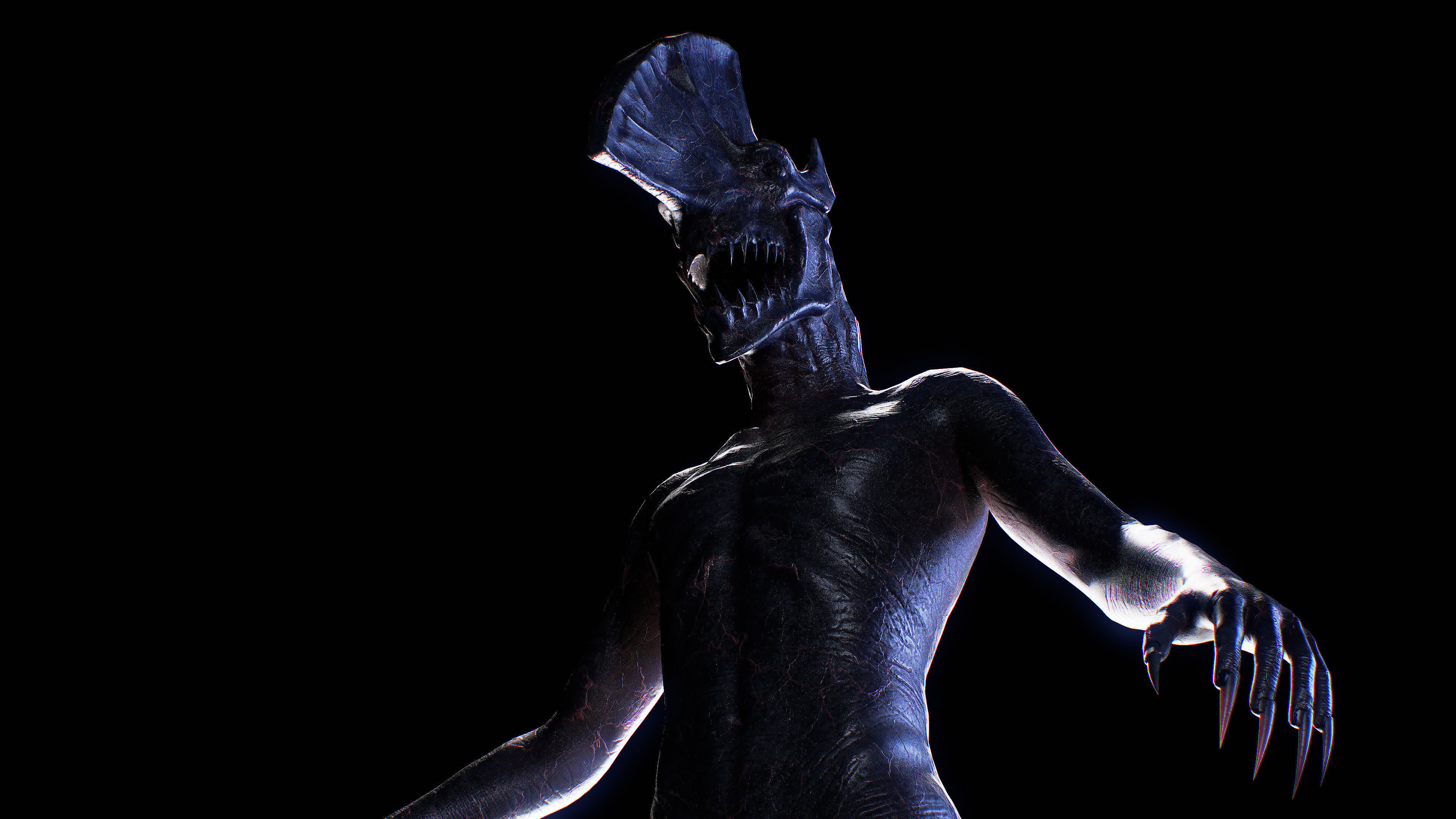 Homuncul2 Low-poly 3D model_6