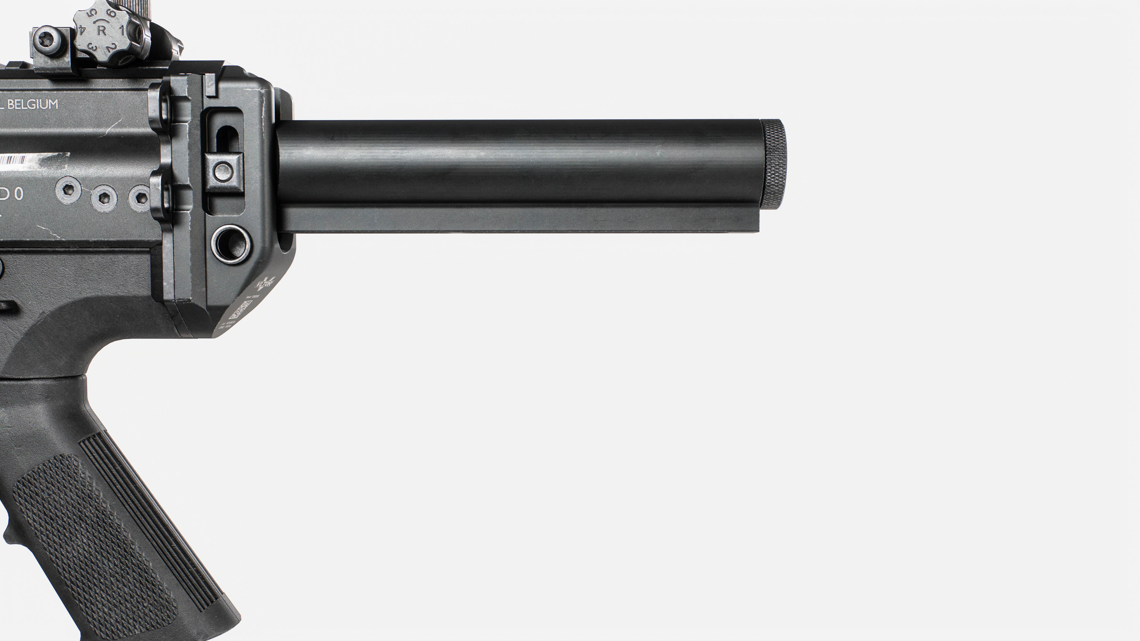 MK17 FN SCAR Heavy Low-poly 3D model_34