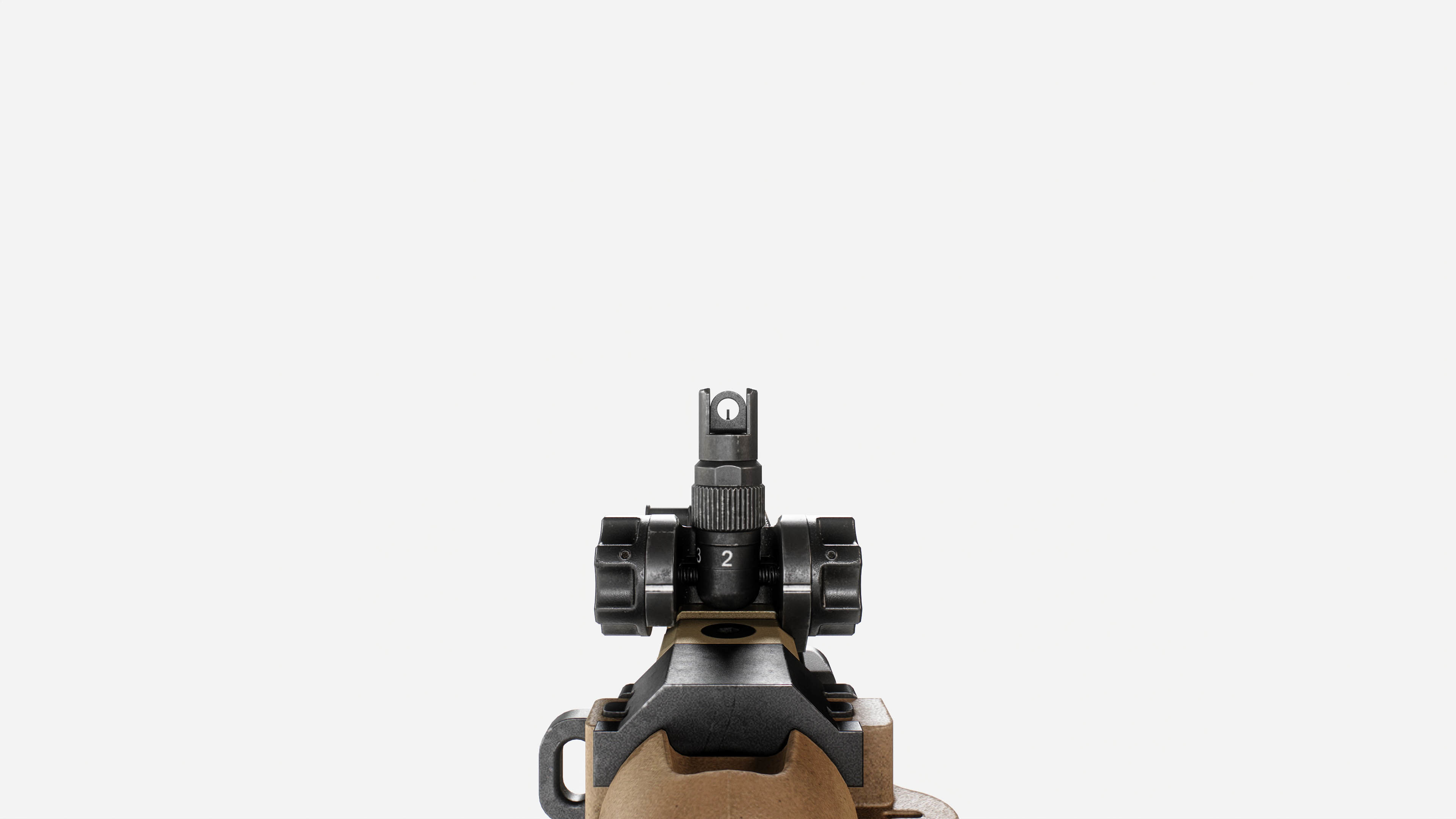 MK17 FN SCAR Heavy Low-poly 3D model_14