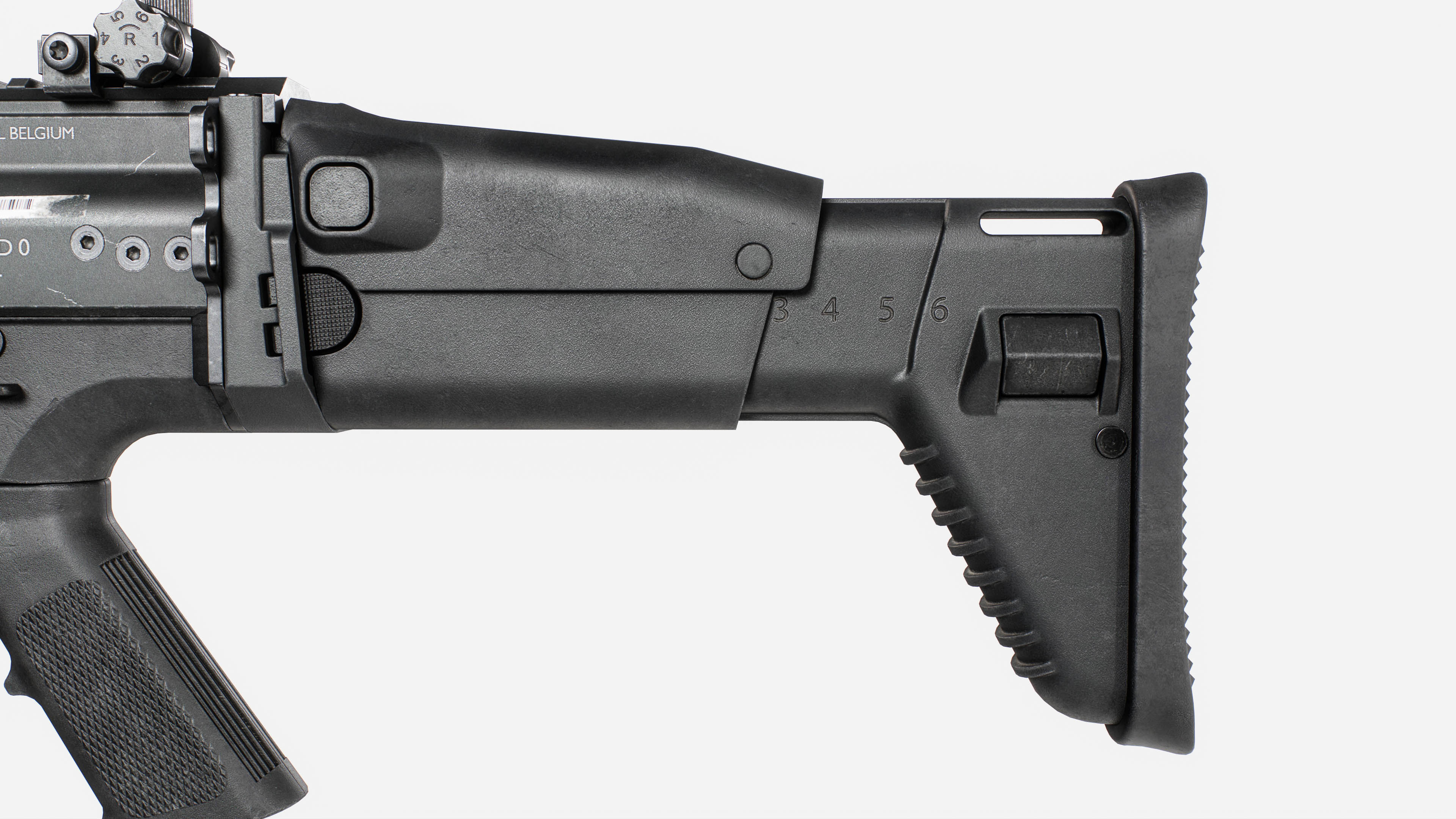 MK17 FN SCAR Heavy Low-poly 3D model_29