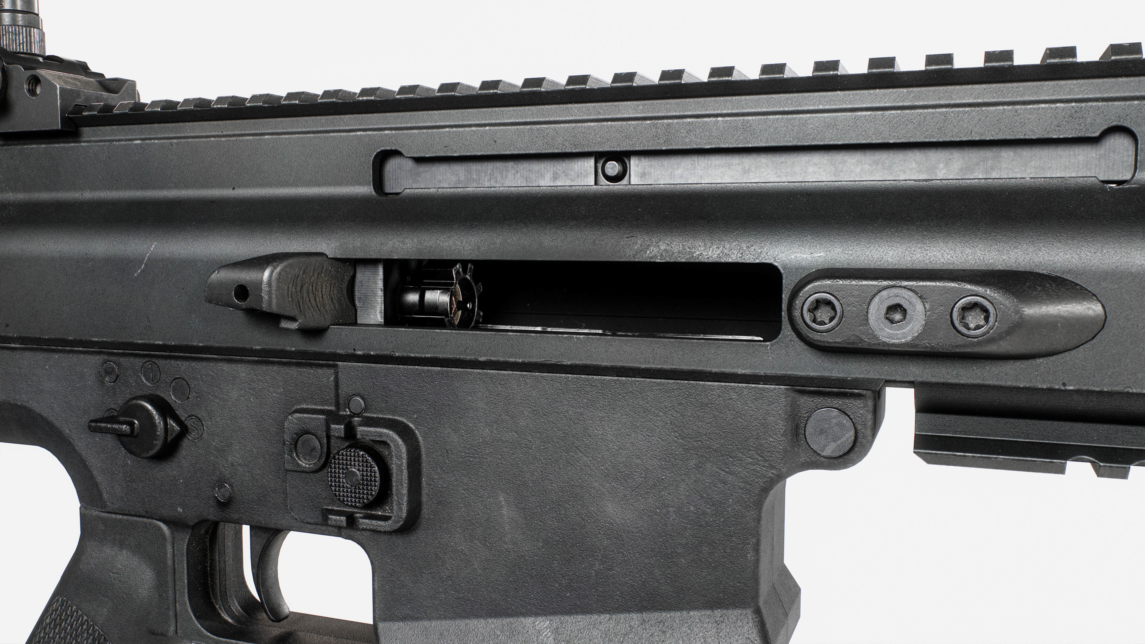 MK17 FN SCAR Heavy Low-poly 3D model_20