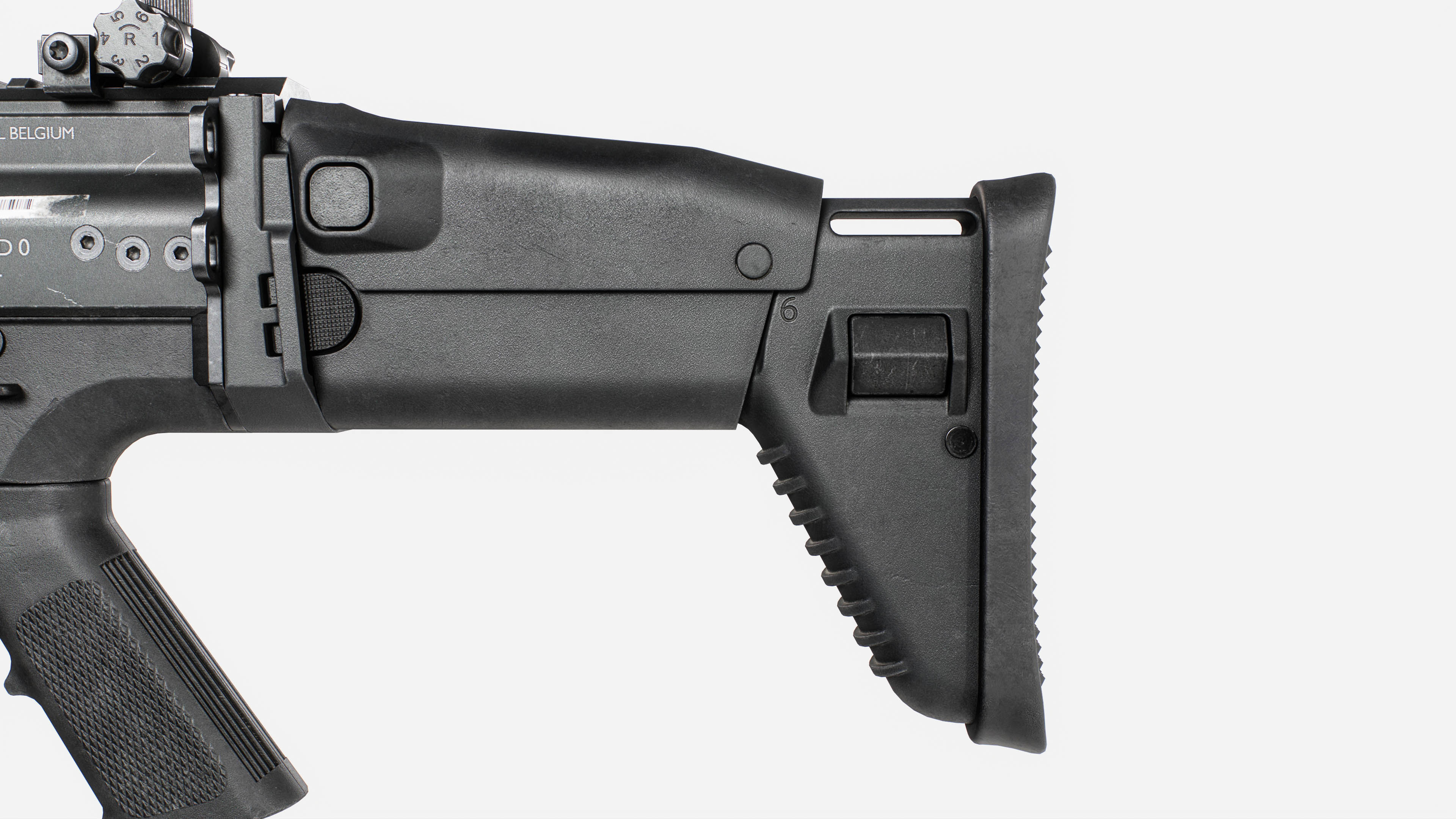 MK17 FN SCAR Heavy Low-poly 3D model_30