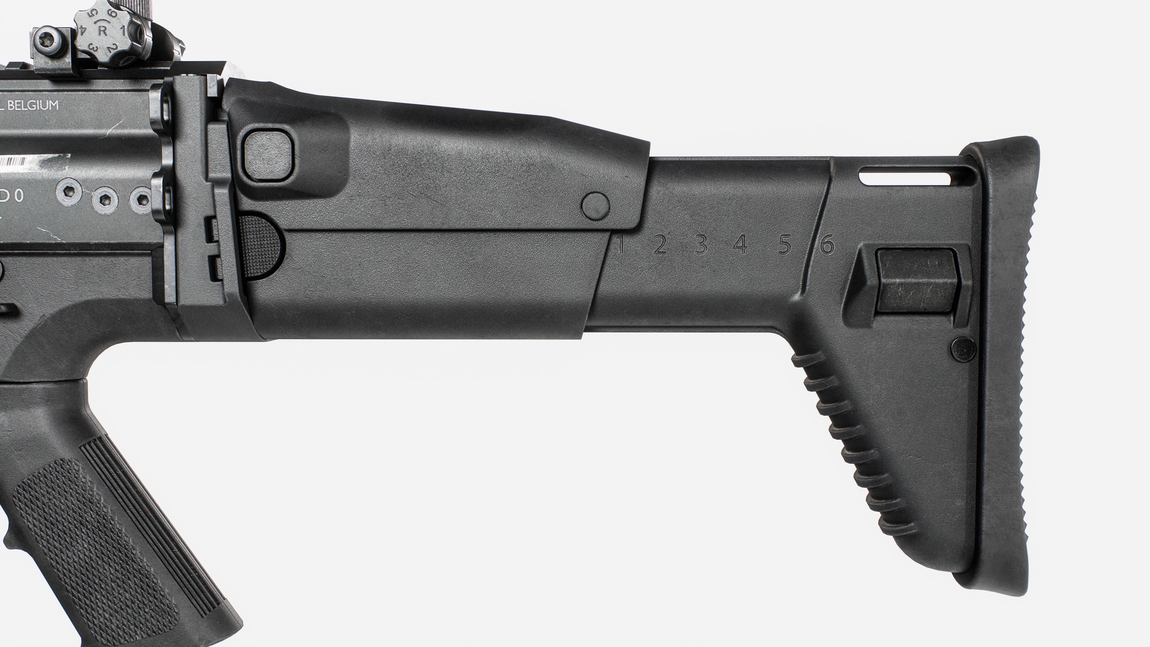 MK17 FN SCAR Heavy Low-poly 3D model_28