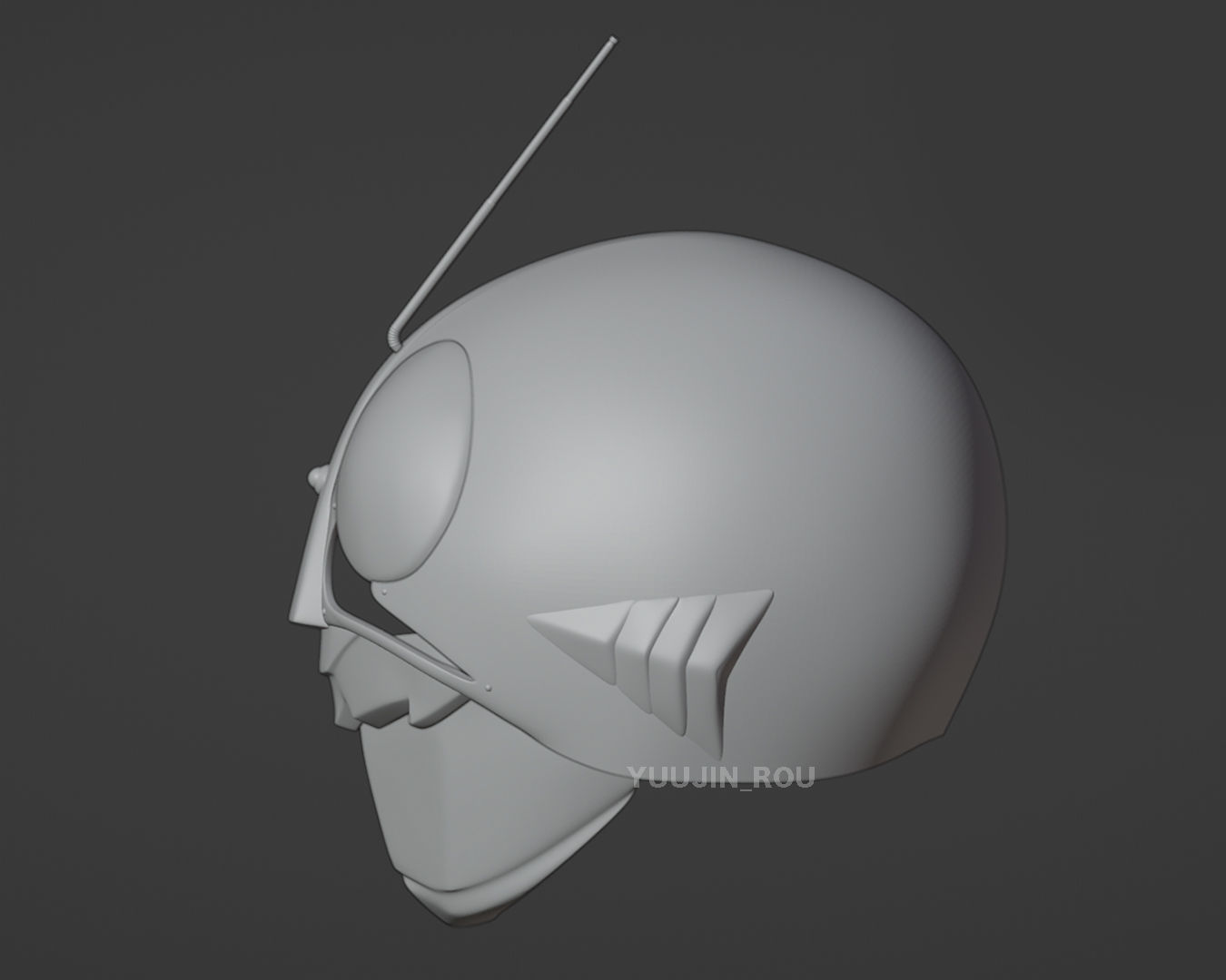 Kamen Rider Showa Ichigo Nigo Helmet Cosplay 3D print model 3D print model_1