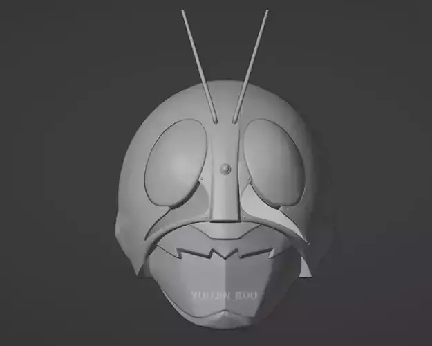 Kamen Rider Showa Ichigo Nigo Helmet Cosplay 3D print model