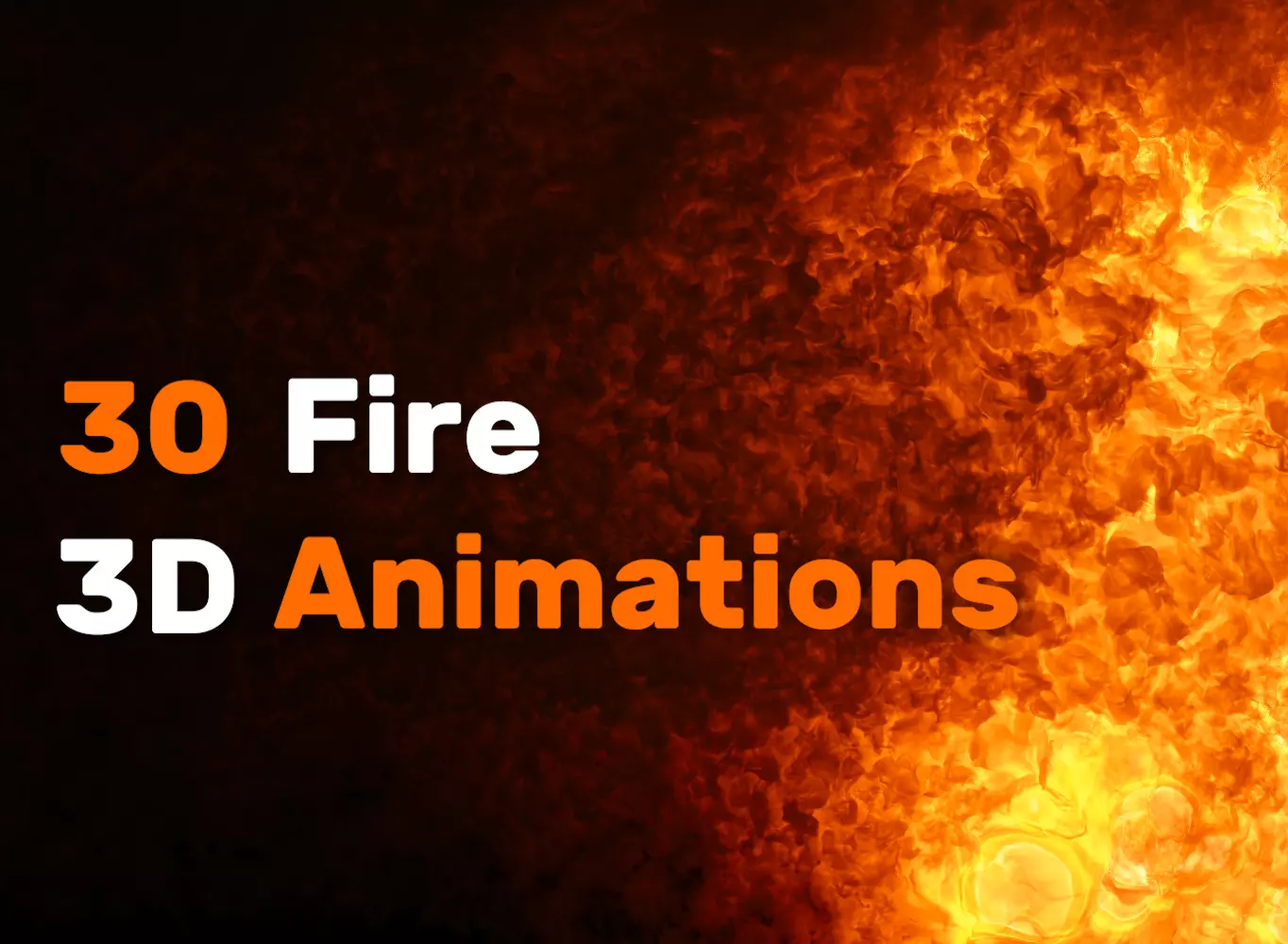 30 Fire Animation 3D Models  3D Model Collection_0