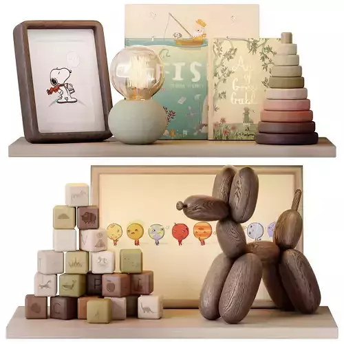 Decor for childrens room 04 3D model