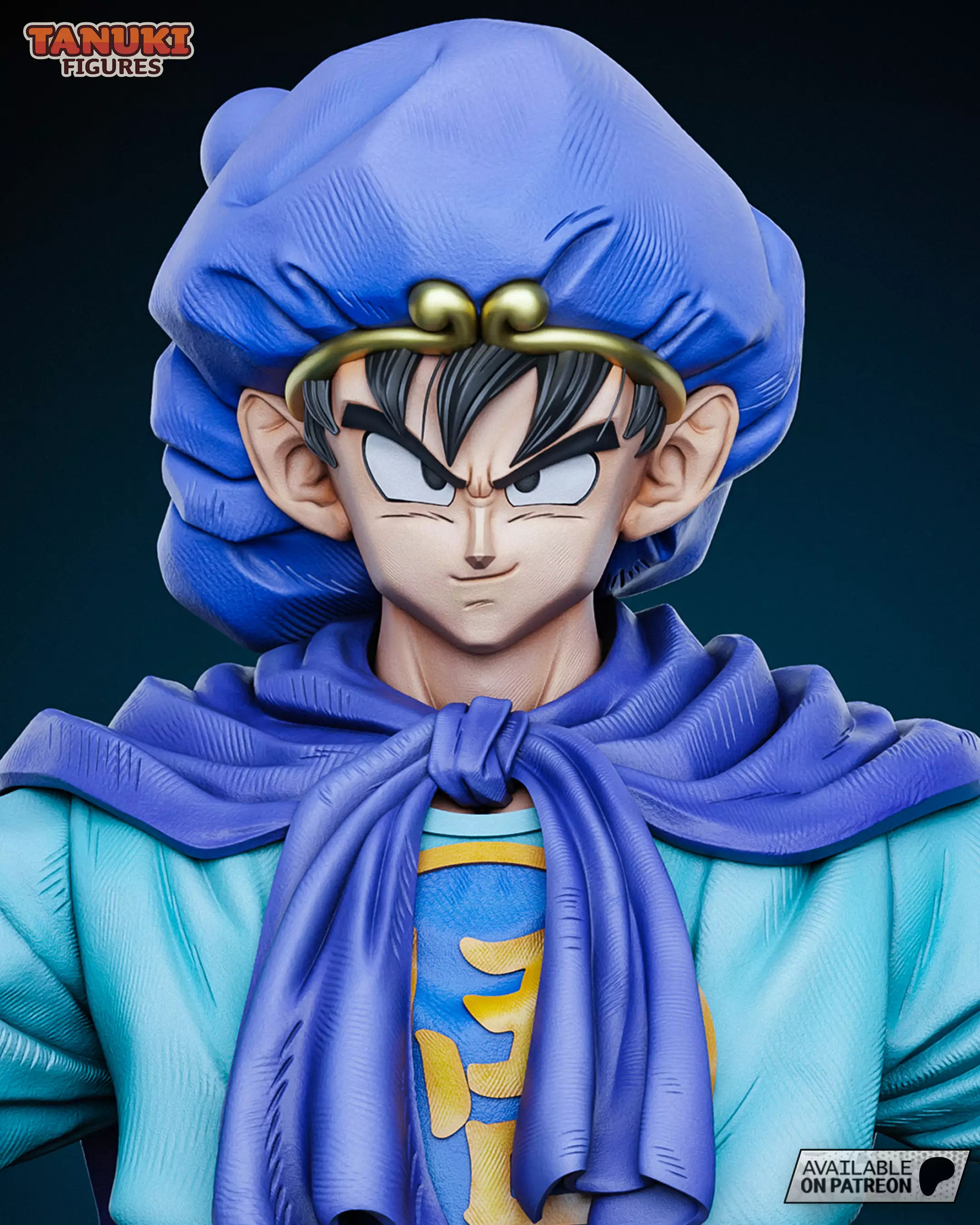 Goku Saiyuki - Dragon Ball - Bust 3D print model