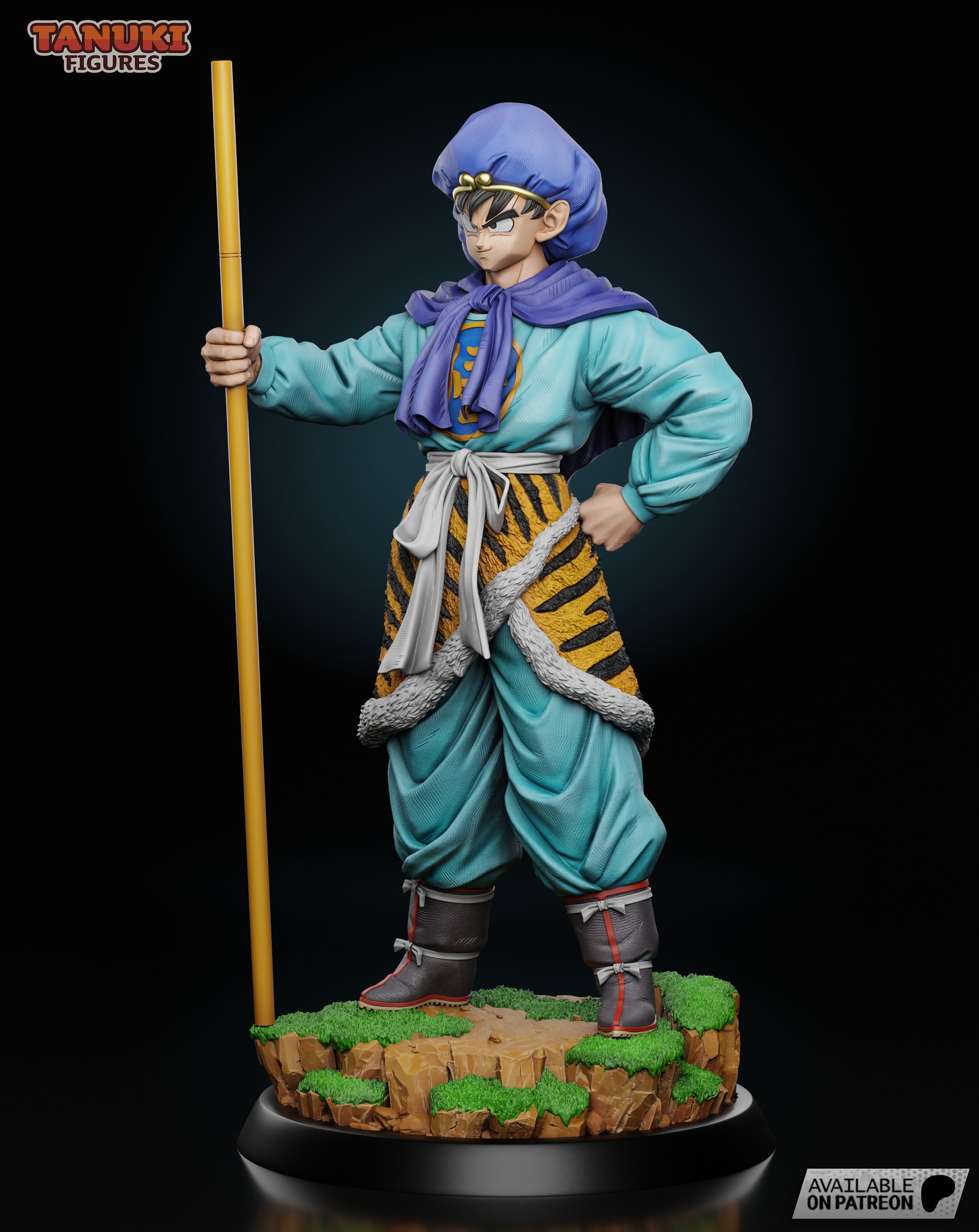 Goku Saiyuki - Dragon Ball - Fullsize 3D print model_2