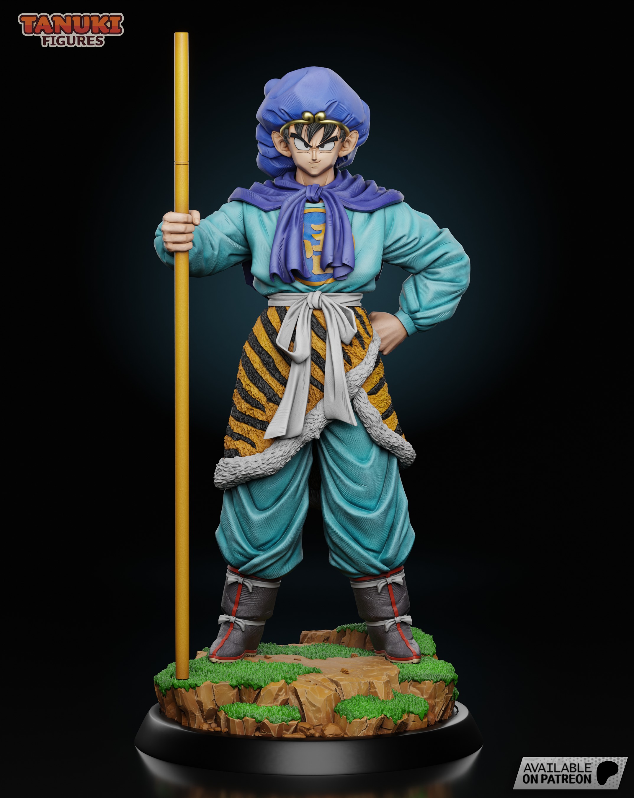 Goku Saiyuki - Dragon Ball - Fullsize 3D print model_1