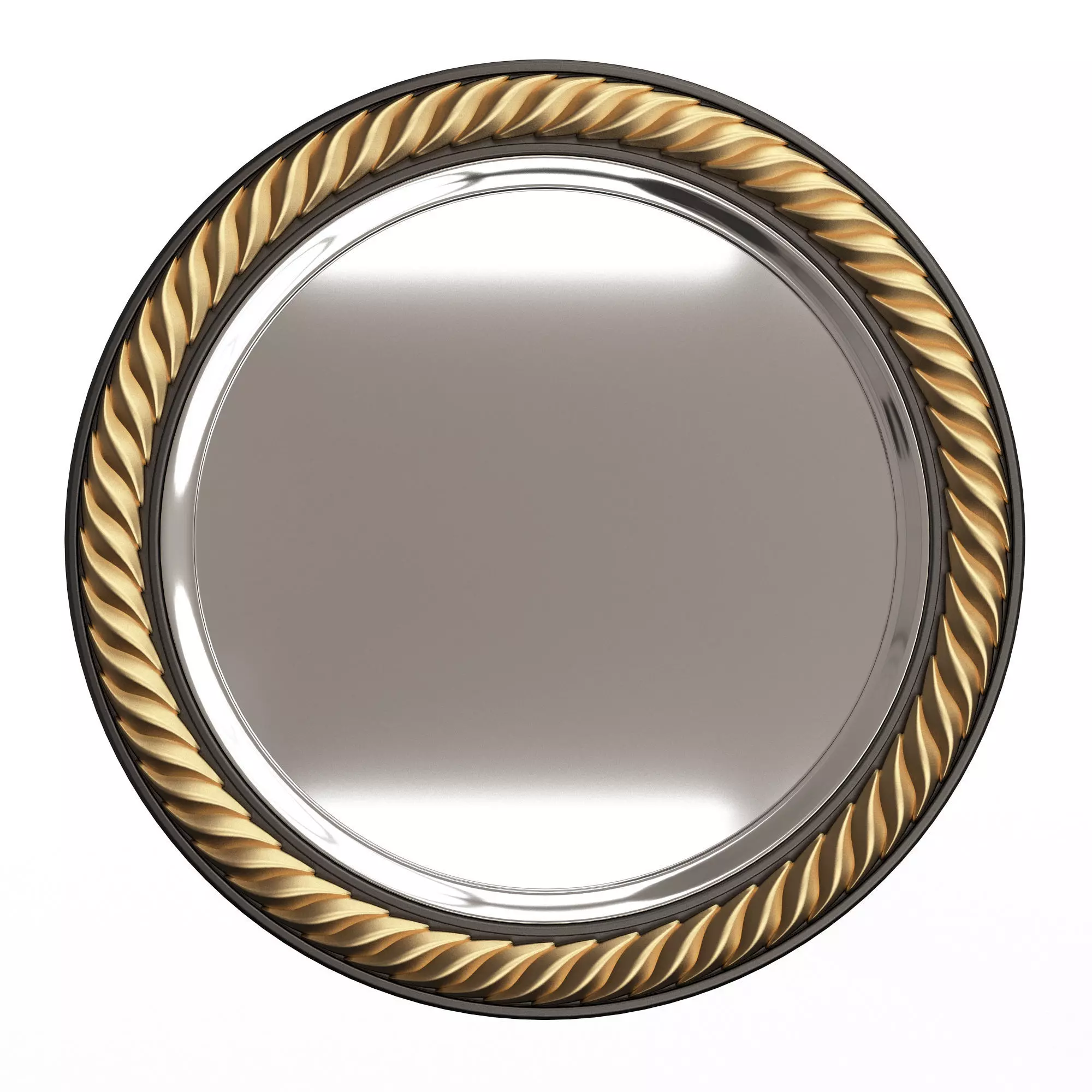 Carved Classic Mirror 010 Low-poly 3D model