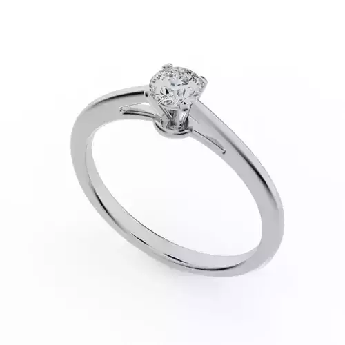 Engagement ring ready for 3D print 3D print model
