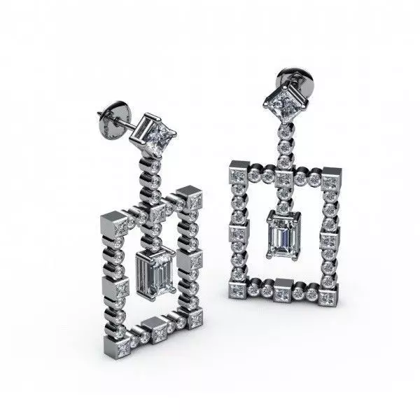 Earring Free 3D print model Free 3D print model