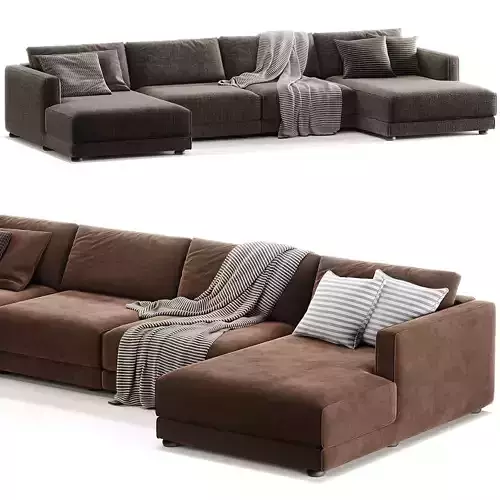 Evey Exclusive 4 Piece Modular Sectional with Chaise