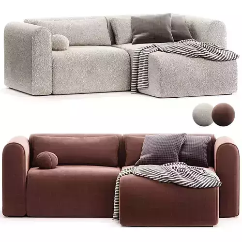 Bangalow Modular Sofa 3D model