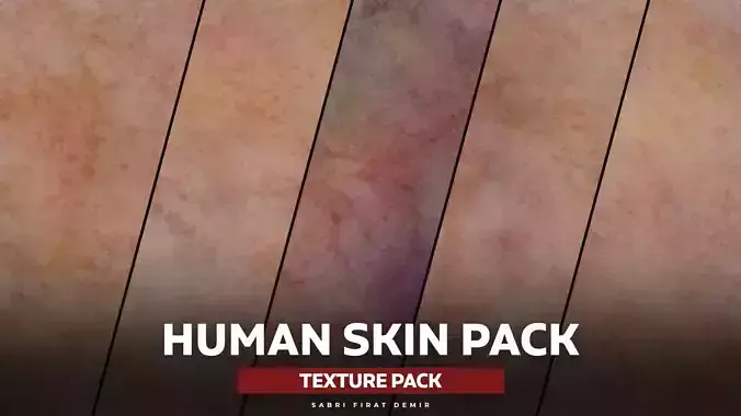 Premium Human Skin Pack High-Quality Decal Alpha Overlay Maps
