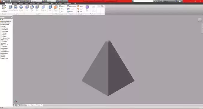 Sqrt2 Pyramid 3D print model