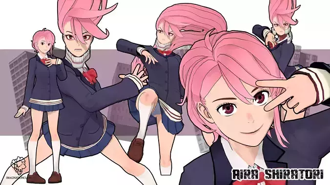 Aira Shiratori 3D model
