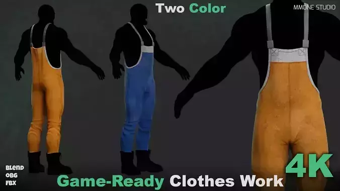 Clothes Work - Game Ready With Texture