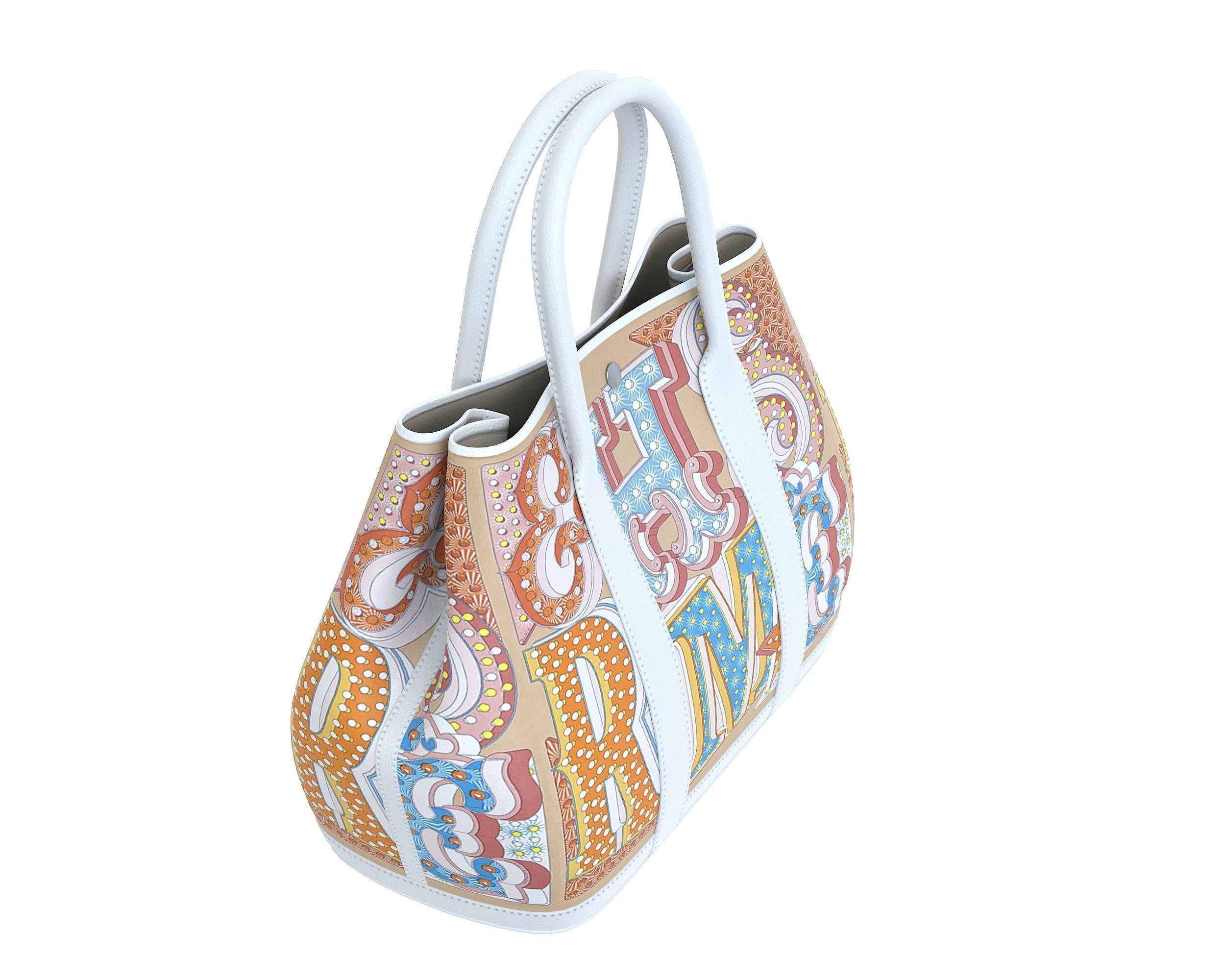 Hermes Garden Party Bag 3D Model Collection_10