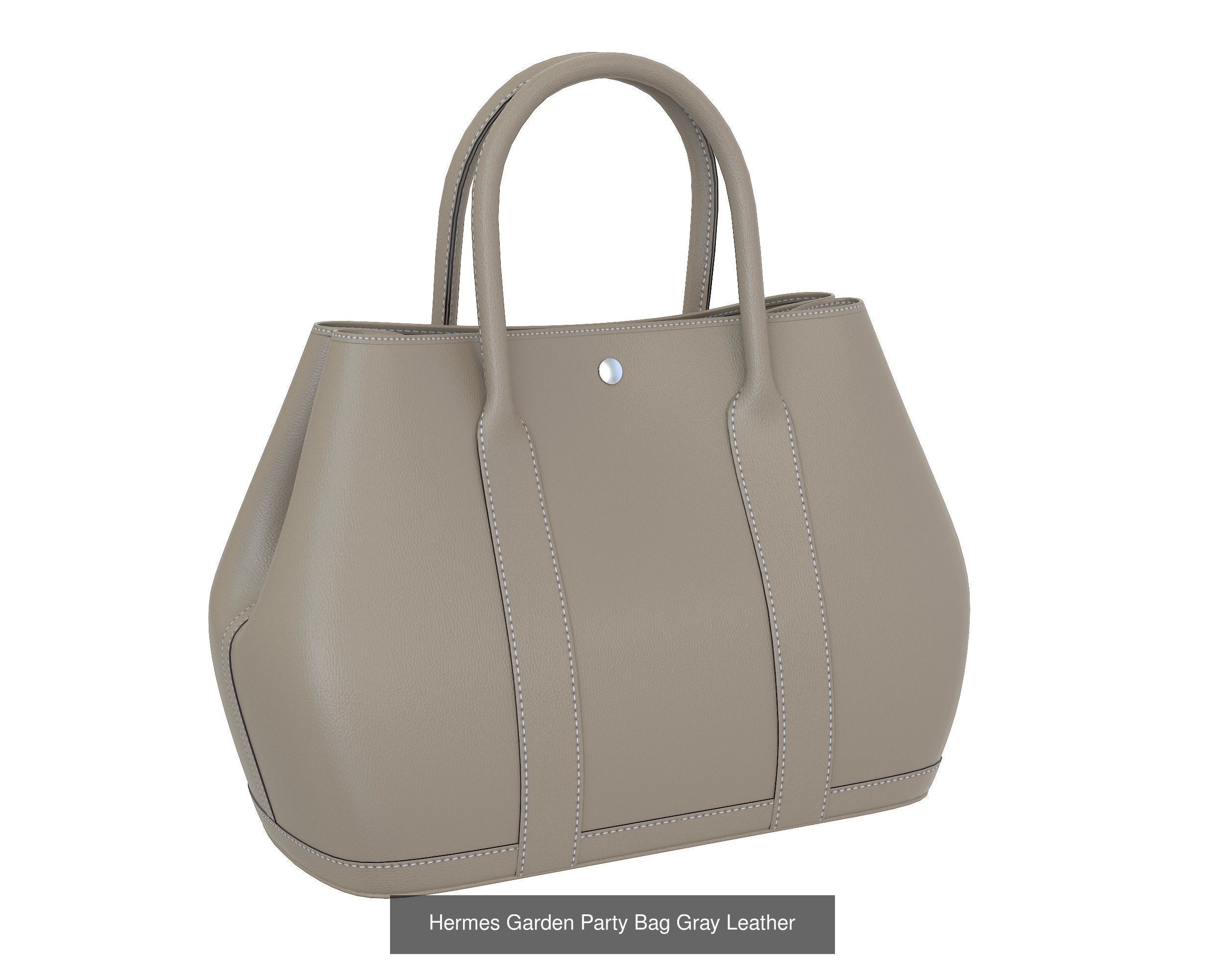 Hermes Garden Party Bag 3D Model Collection_5