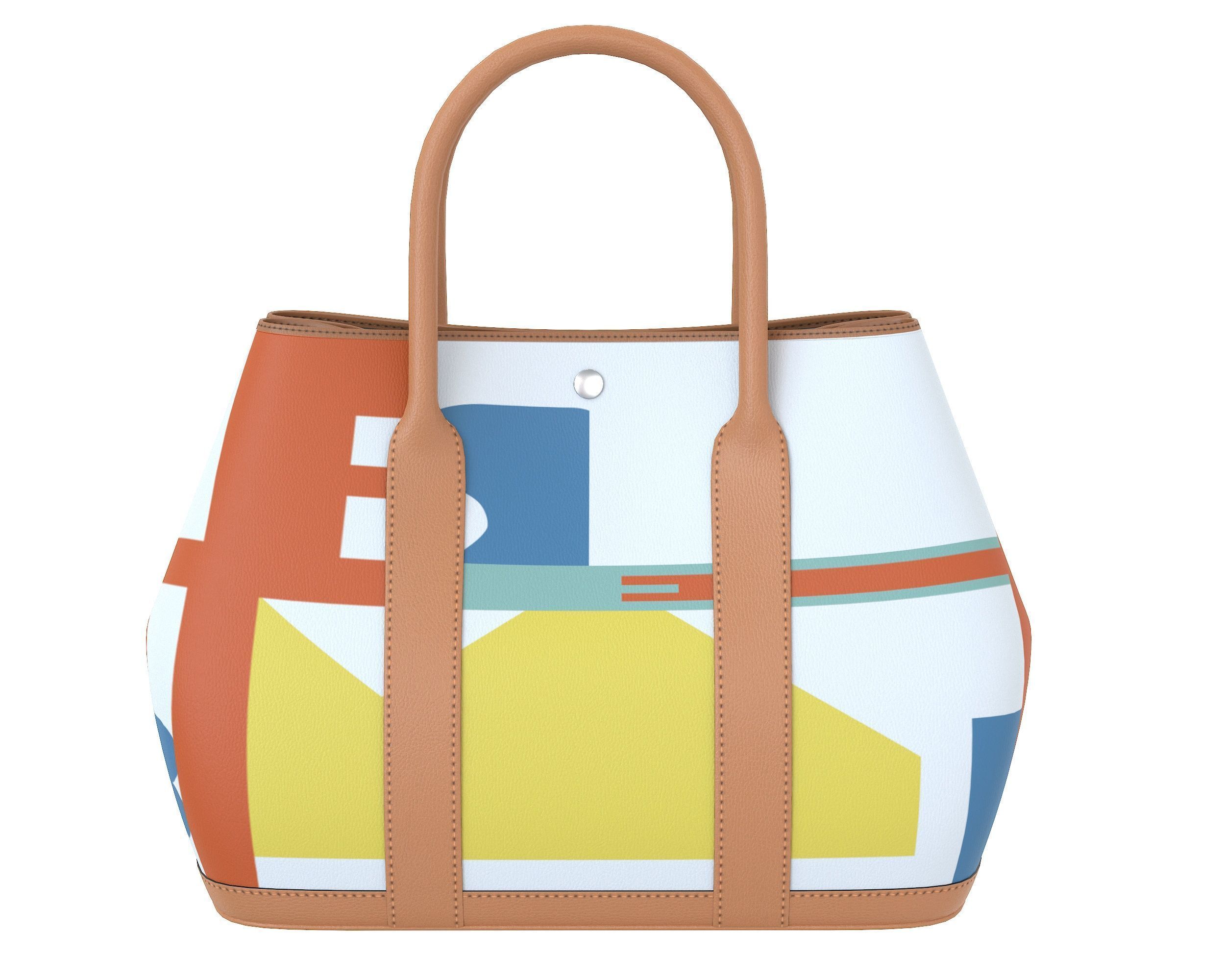 Hermes Garden Party Bag 3D Model Collection_22