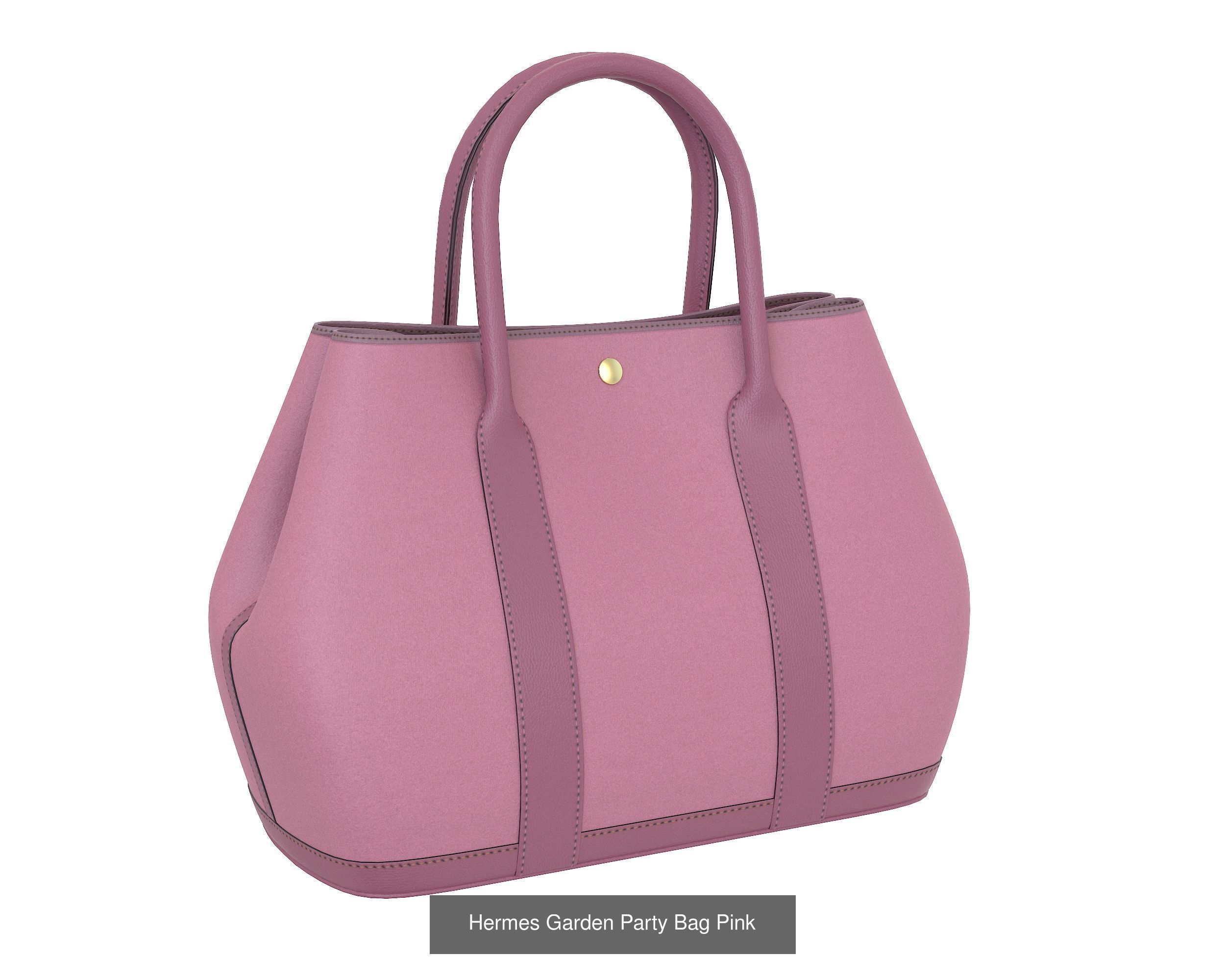 Hermes Garden Party Bag 3D Model Collection_7