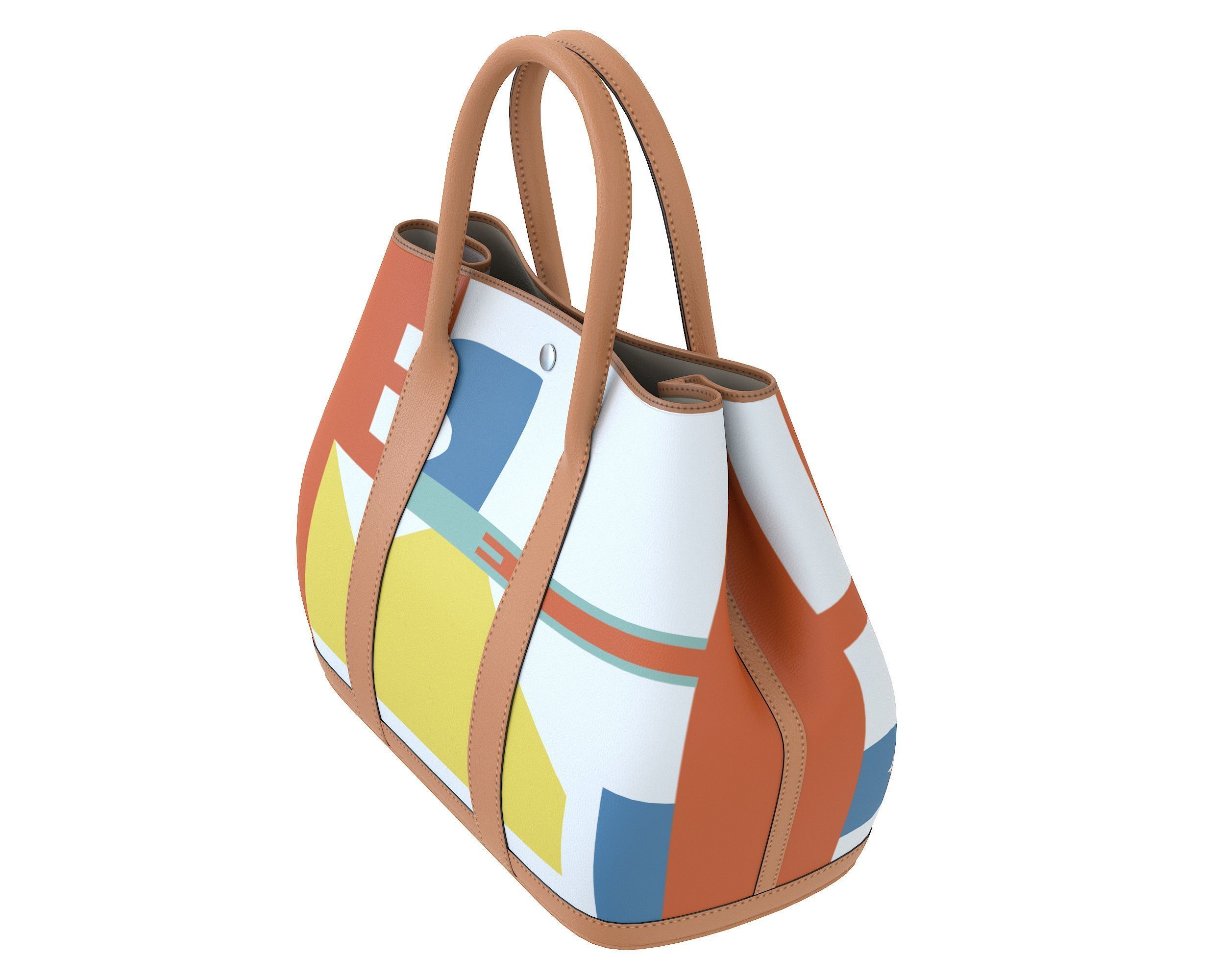 Hermes Garden Party Bag 3D Model Collection_23