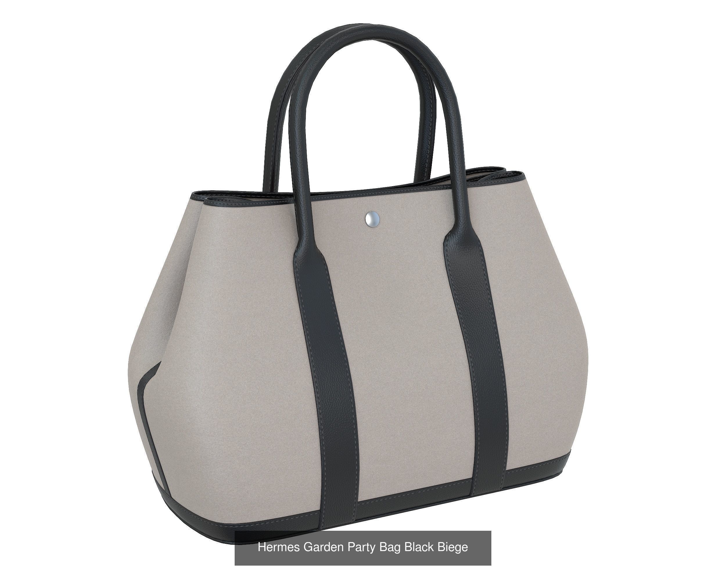 Hermes Garden Party Bag 3D Model Collection_2