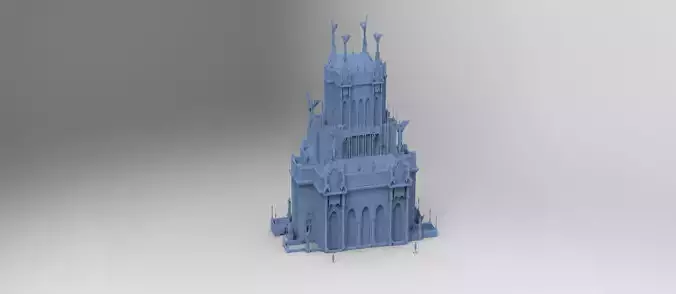 Final fantasy street Hall roofs 