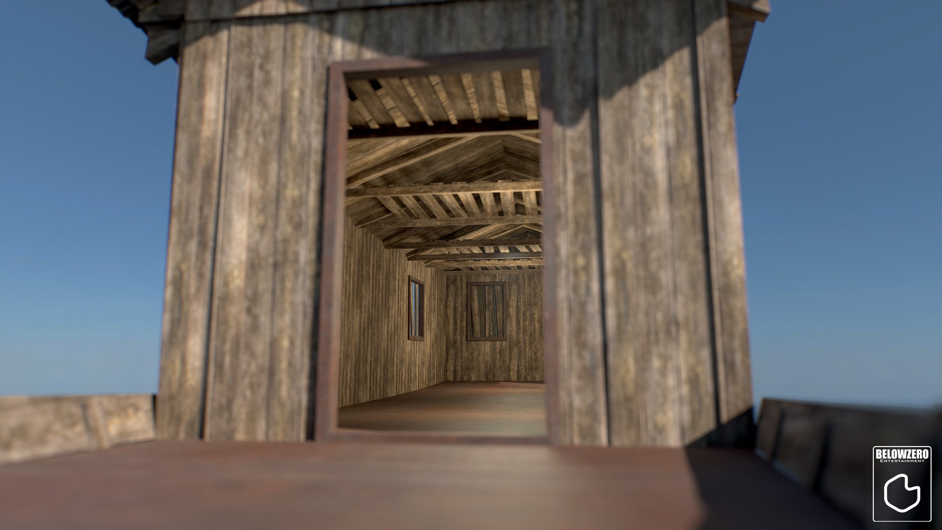 HouseBoat Low-poly 3D model_2