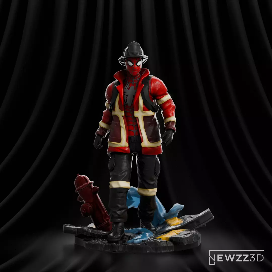 Spider-Man Firefighter 3D print model