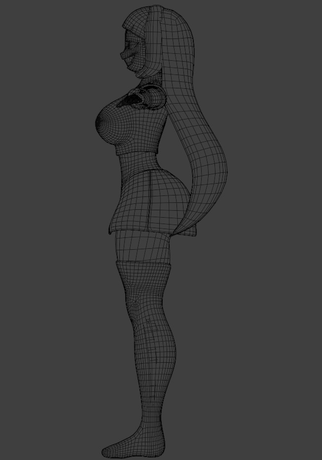 Puppet 3D model FNAF NSFW Low-poly 3D model_9