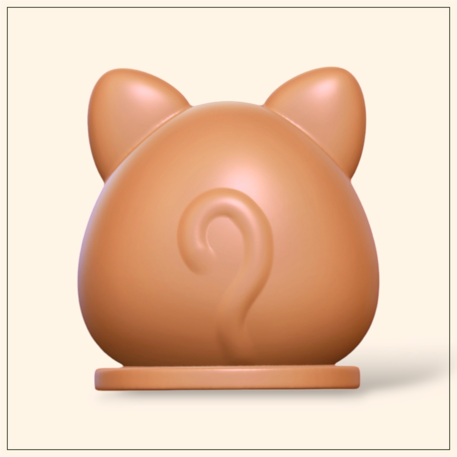 Perpetual Catlendar Desk Calendar Cat Calendar 3D print model_3