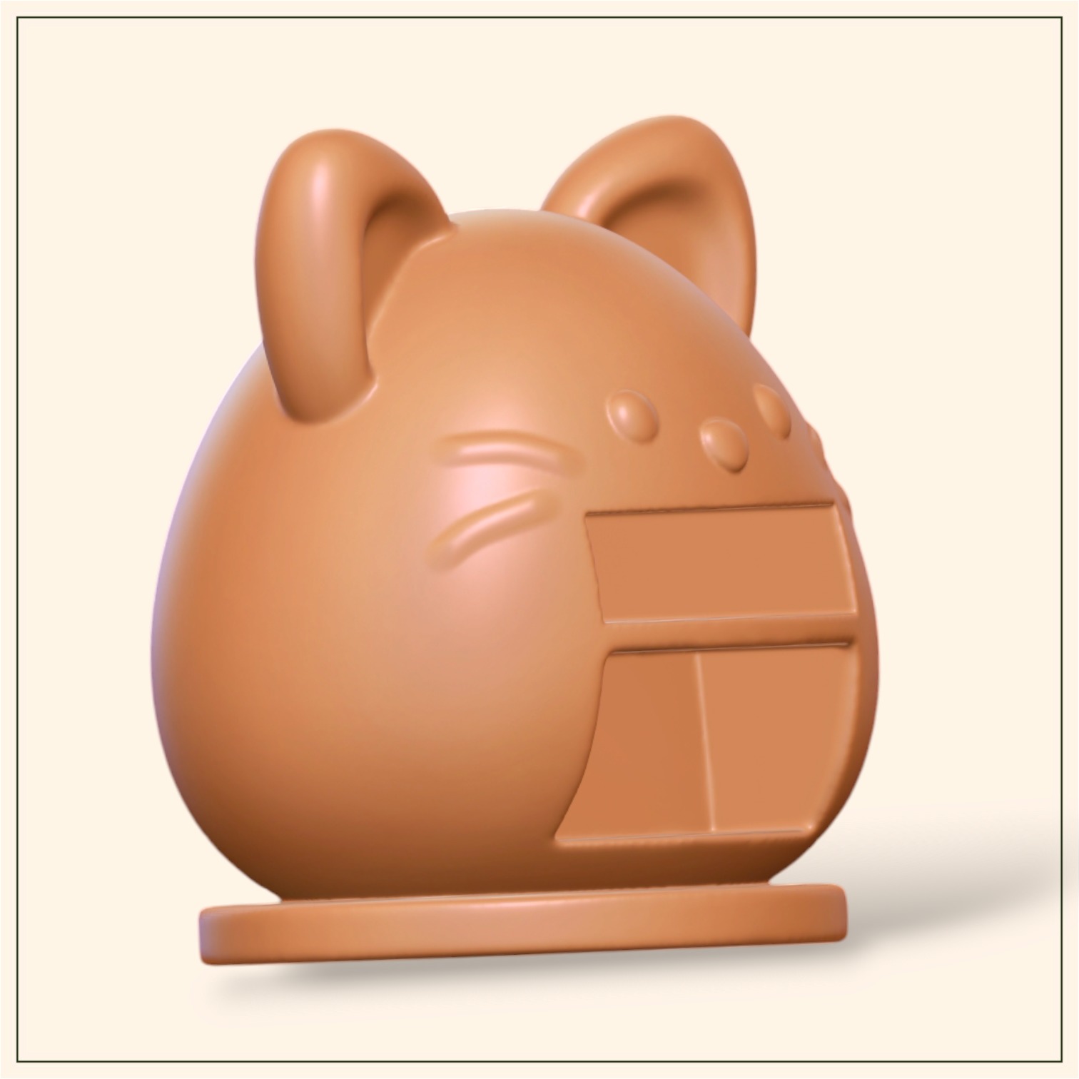 Perpetual Catlendar Desk Calendar Cat Calendar 3D print model_5