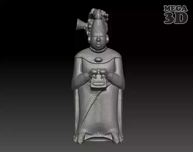 Ancient Mayan Statue 10 241227