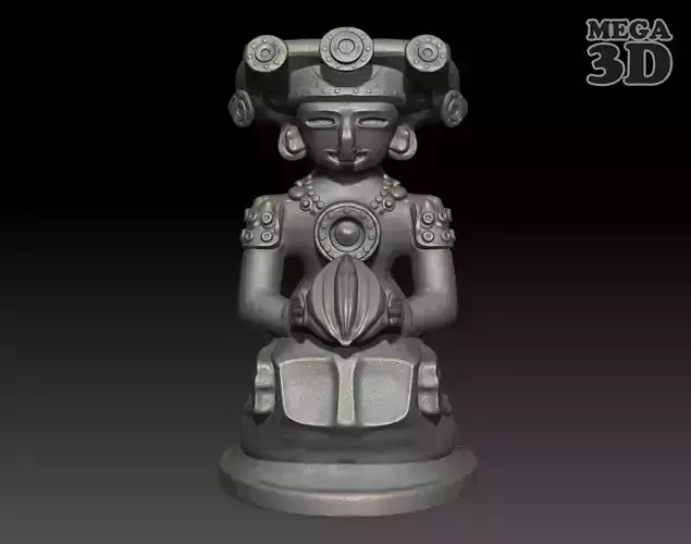 Ancient Mayan Statue 09 241227