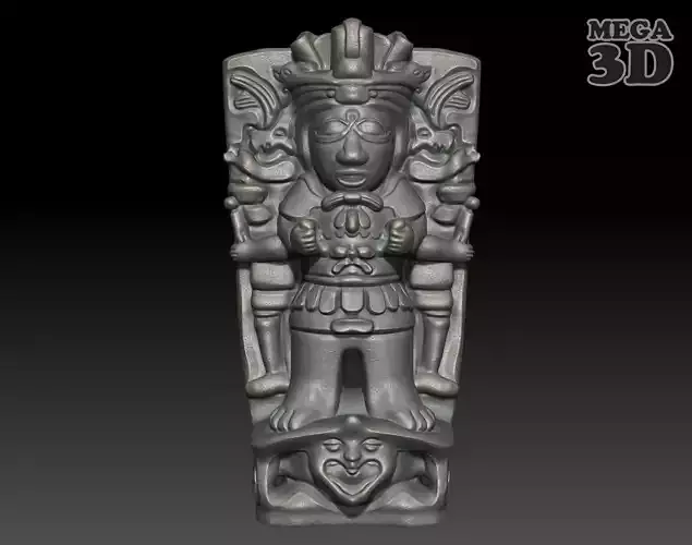 Ancient Mayan Statue 07 241227