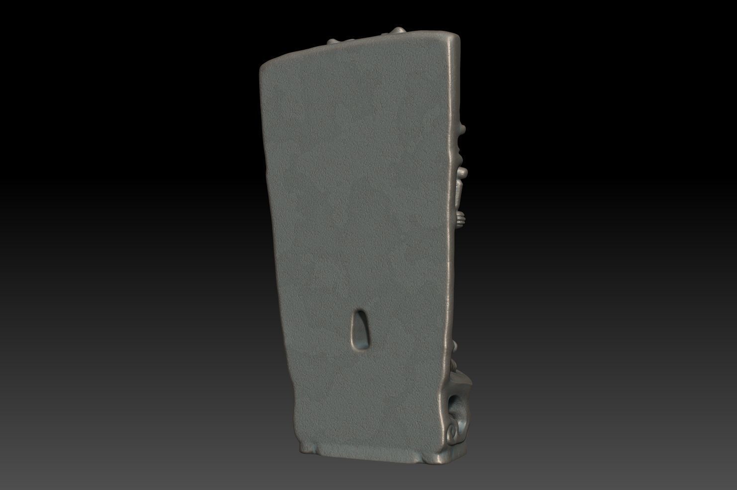 Ancient Mayan Statue 07 241227 3D print model_4