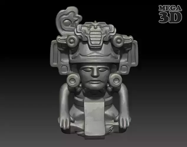 Ancient Mayan Statue 06 241227