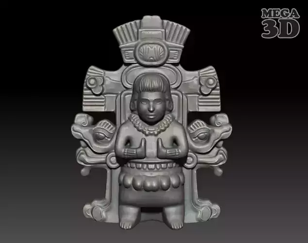 Ancient Mayan Statue 01 241227