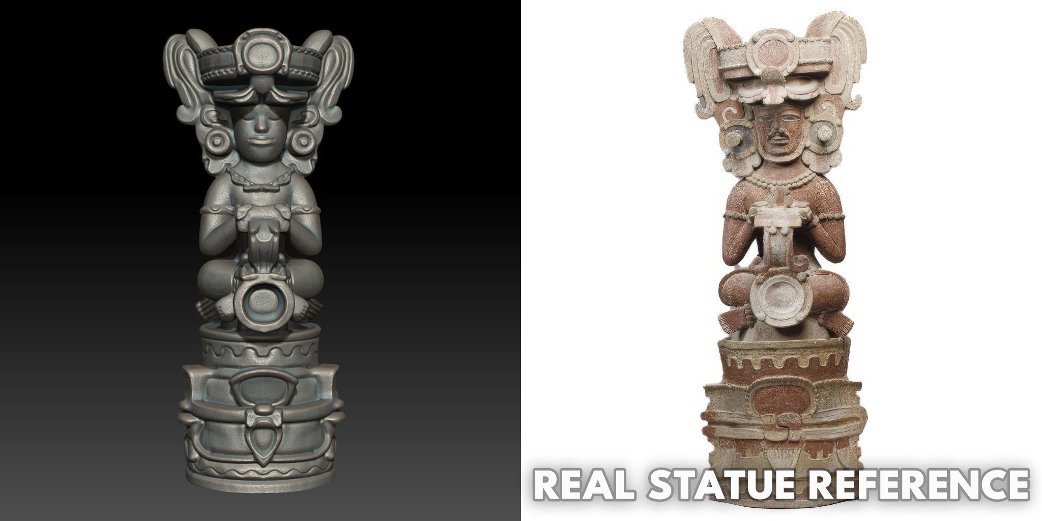 Ancient Mayan Statue Collection 241227 _3