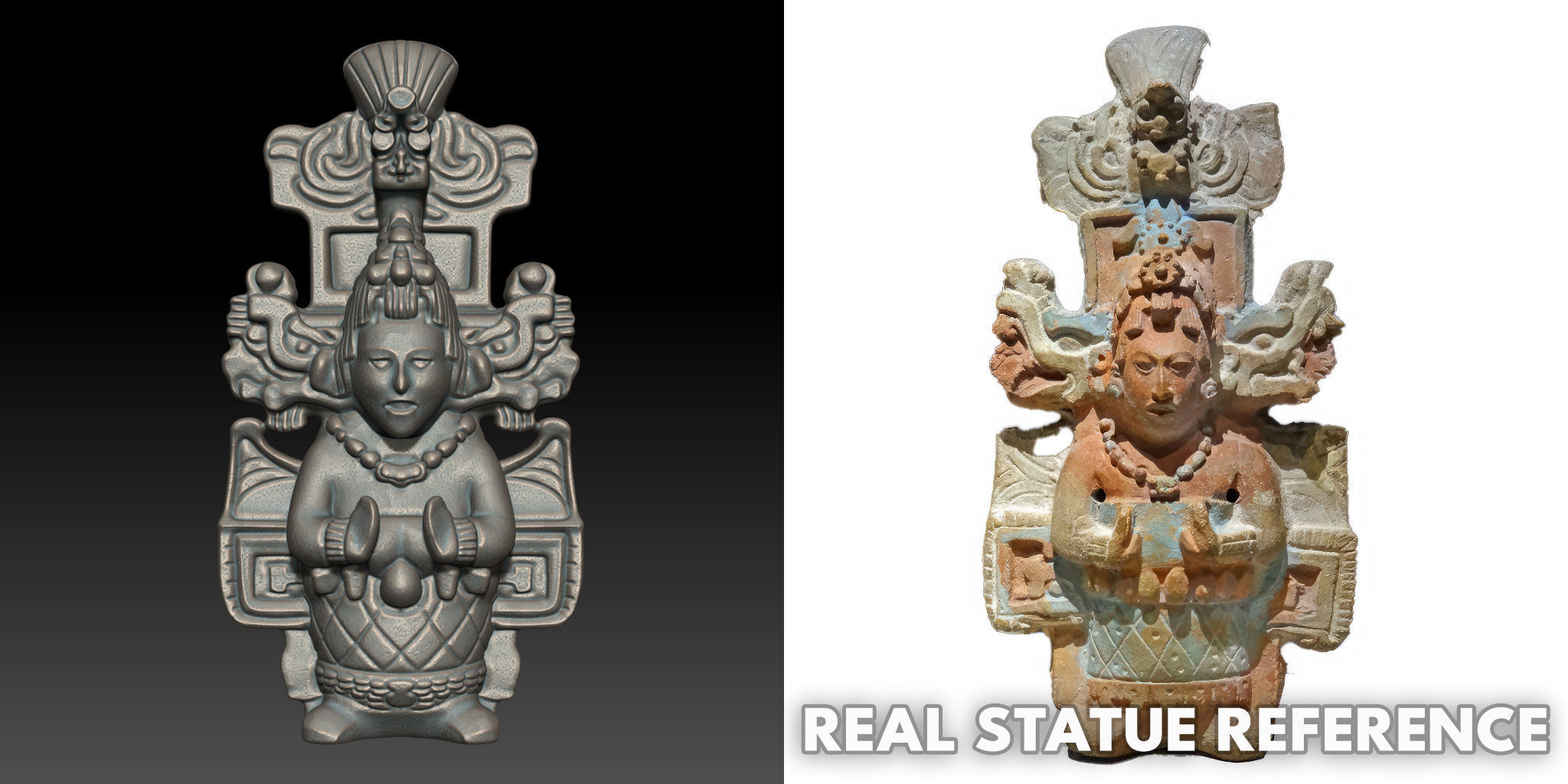 Ancient Mayan Statue Collection 241227 _8
