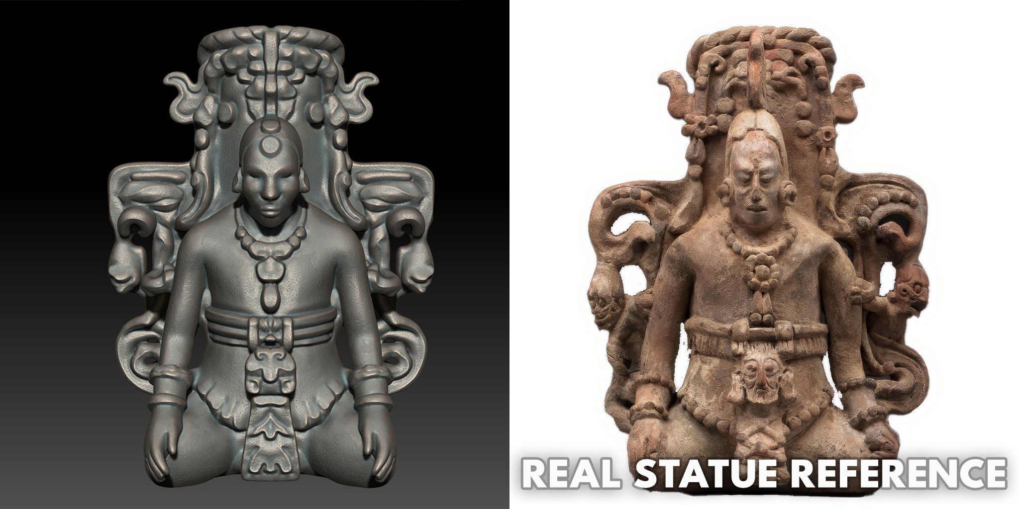 Ancient Mayan Statue Collection 241227 _5